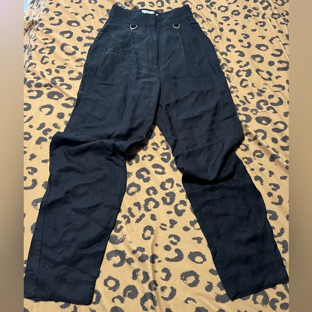 Aje Black tapered Leg Pants Size 6